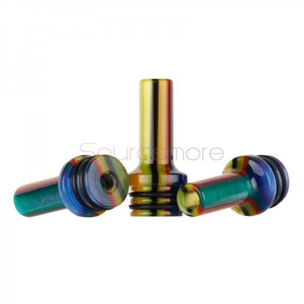 Reewape AS285 Resin 510 MTL Drip Tip Rainbow
