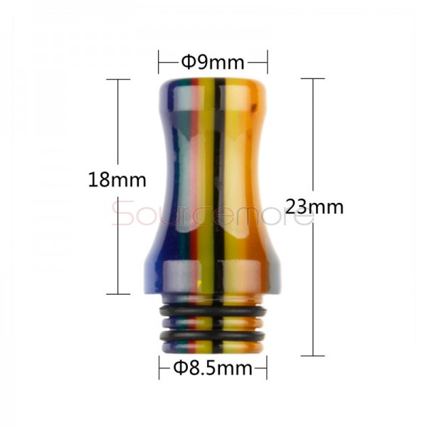 Reewape AS286 Resin 510 Drip Tip Rainbow