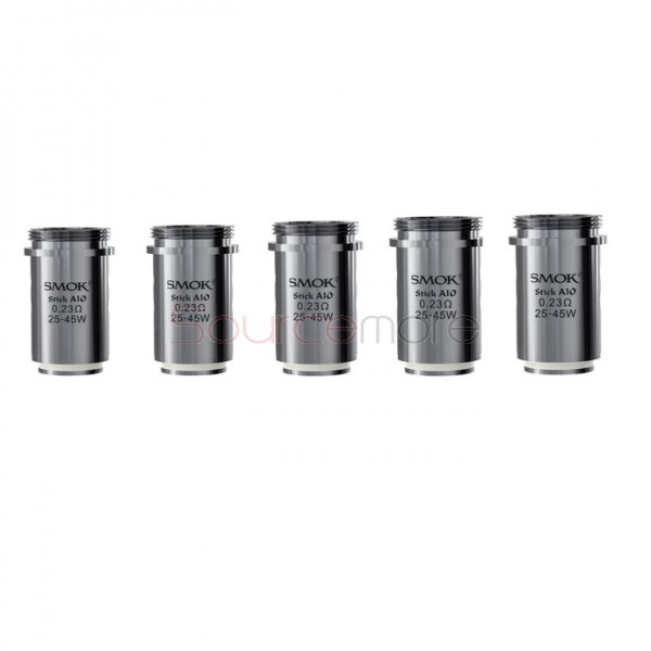 Smok Replacement Coil 0.23ohm Dual Coils for Stick AIO Kit 5pcs-0.23ohm 
