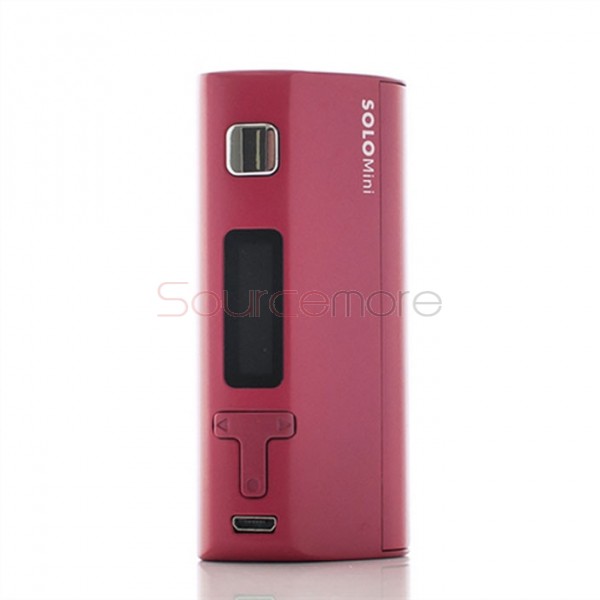 IJOY Solo Mini 75W Taste Control OLED Screen Mod Support Ti/Ni/Kanthal A1/SS Powered by Single 18650 Cell- Red