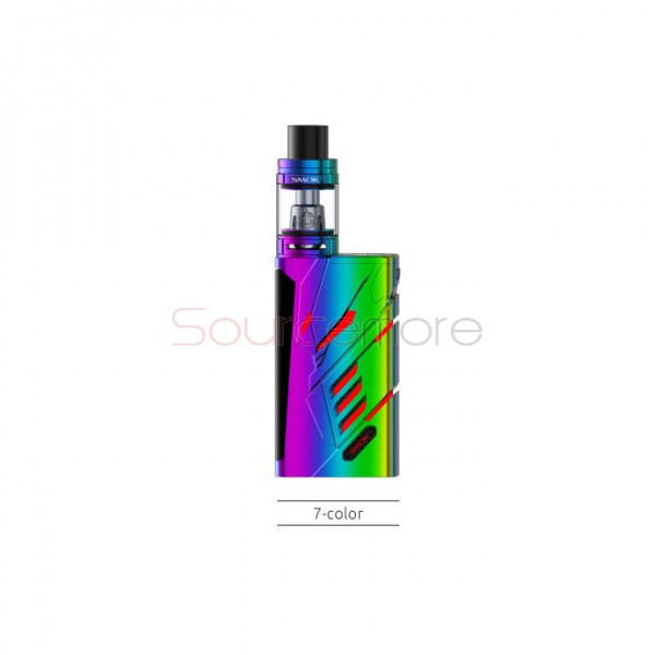 Smok T-PRIV Kit 5ml TFV8 Big Baby Tank with T-PRIV 220W Mod Powered by Dual 18650 Cells- 7-Color