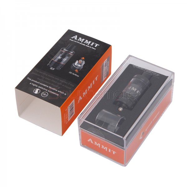 Geek Vape Ammit Single Coil RTA with 3.5ml Capacity and Three-dimensional Airflow- Black