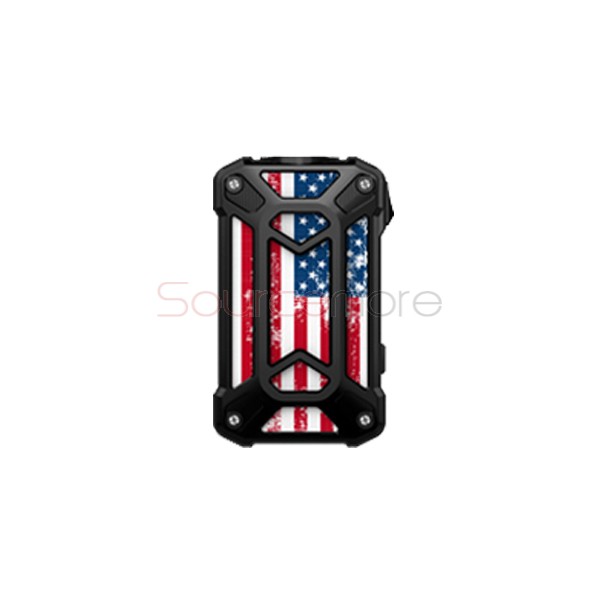 Rincoe Mechman 228W TC Mod Steel Case - American Flag Black