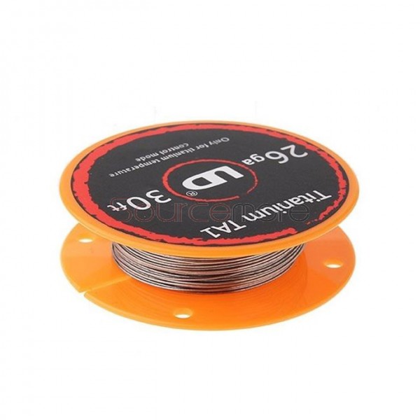 Youde UD Titanium TA1 Wire TC Heating Wire 30ft/Roll-26GA(0.4mm)