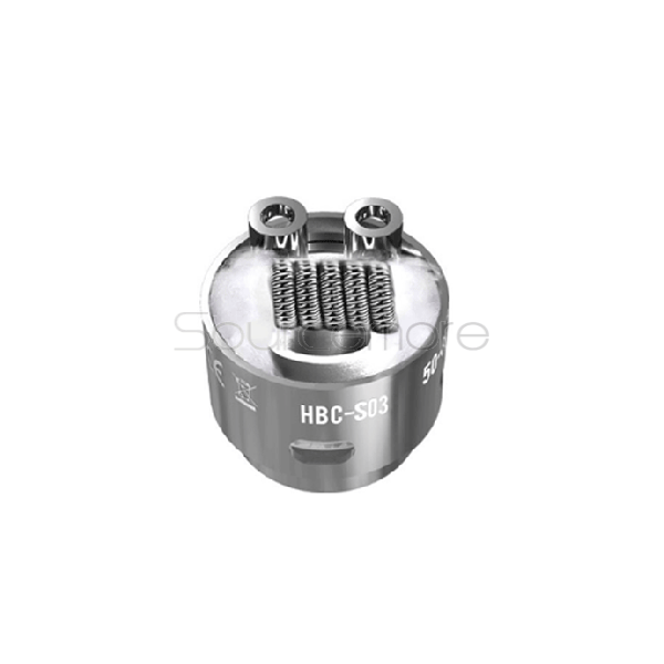Geek Vape Eagle Replacement HBC-S03(SSTC) Staggered Fused Clapton Single Coil 2pcs- 0.2ohm 