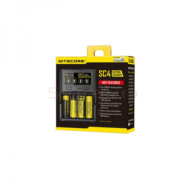 Nitecore SC4 Four Channels Charger-US Plug