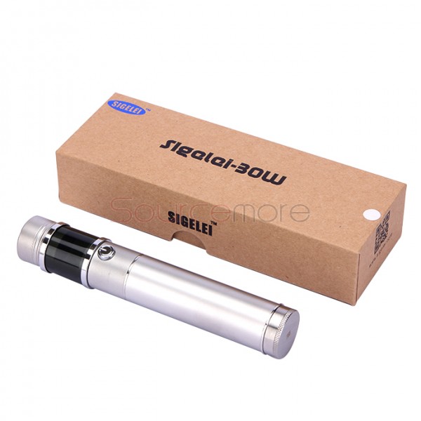 Sigelei 30W with 510/ego Thread - stainless steel