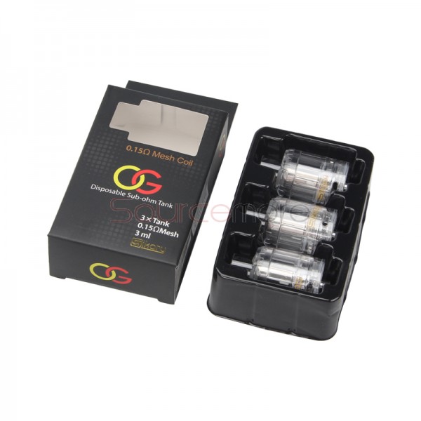 Mari-O OG Disposable Tank 3pcs - Transparent Color