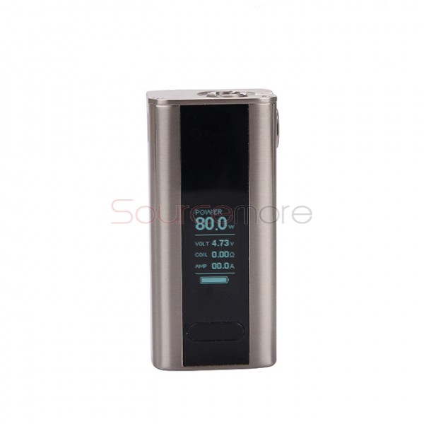 Joyetech Cuboid Mini 80W TC OLED Screen Box Mod with VW/VT/Bypass/TCR Mode and Upgradable Firmware Function-Silver