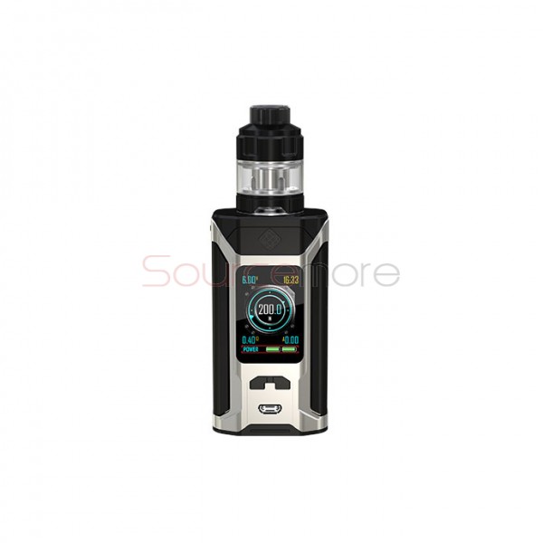 Wismec Sinuous Ravage230 Kit with GNOME Evo Tank 4ml - Brush Stainless