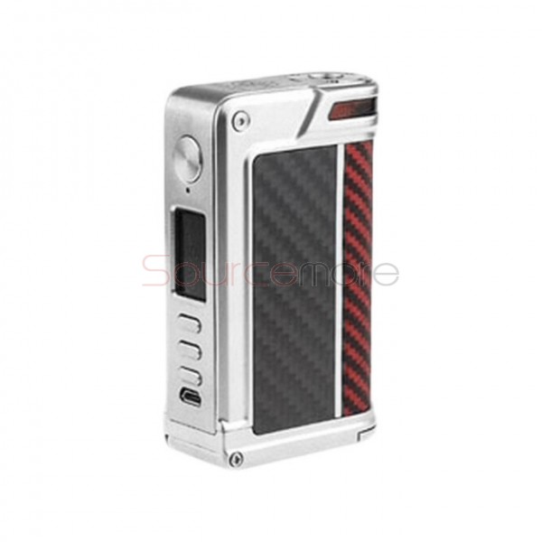 Lost Vape Paranormal 200W DNA250C Box Mod Standard Version (Rose Wood & Carbon Fiber) - Silver (Red Black Kevlar)