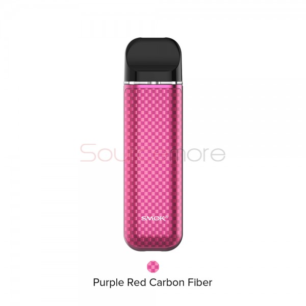 SMOK Novo 3 Kit Purple Red/Carbon Fiber