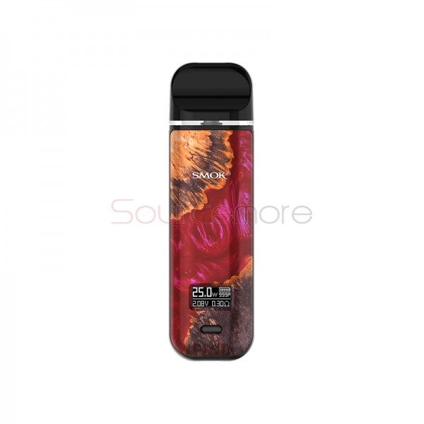 SMOK Novo X Kit 2ml Red Stabilizing Wood
