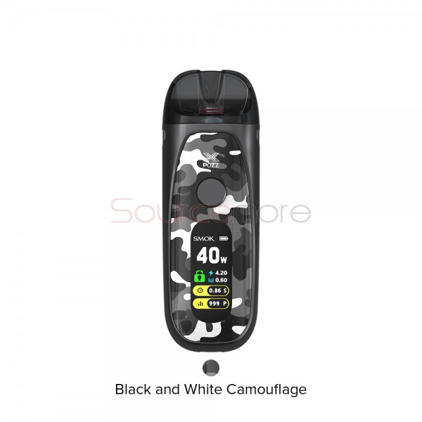 SMOK POZZ X Kit Black and White Camouflage