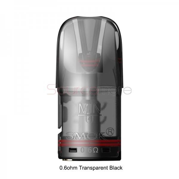 SMOK Solus Pod Cartridge 2ml 0.6ohm Transparent Black
