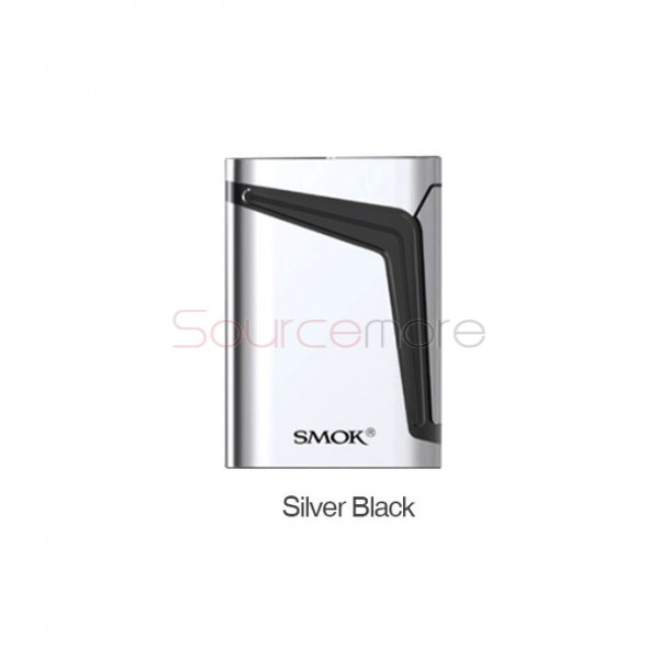 Smok V-FIN 160W VW/TC Box Mod with 8000mah Built-in Capacity-Silver Black