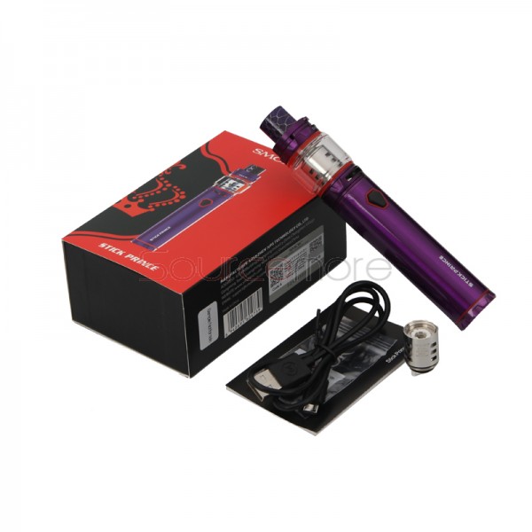 Smok Stick Prince Kit 3000mah Stick Prince Battery with 8ml TFV12 Prince Tank-Purple