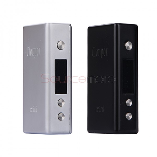 Cloupor Mini 30W Variable Voltage and Wattage Box Mod - silver