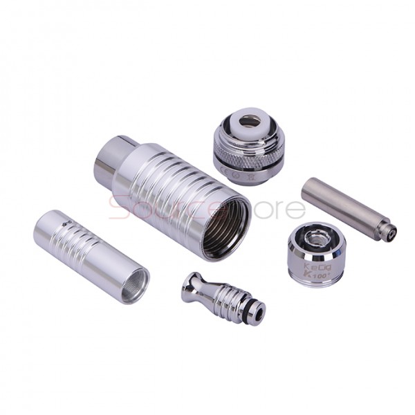 Kamry K100 Kit Mechanical Mod 18650/18350 Battery with US Plug- Black