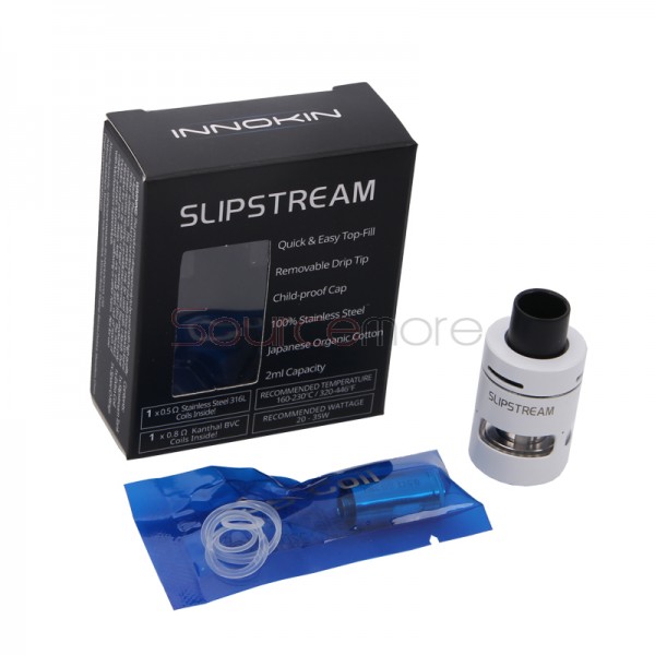Innokin SlipStream RDA 2ml Capacity Rebuildable Dripping Atomizer - White