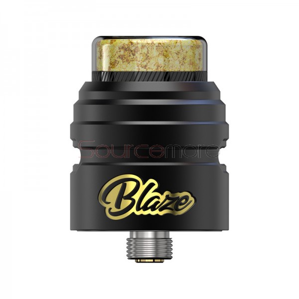 THC Blaze Solo RDA Gold Black