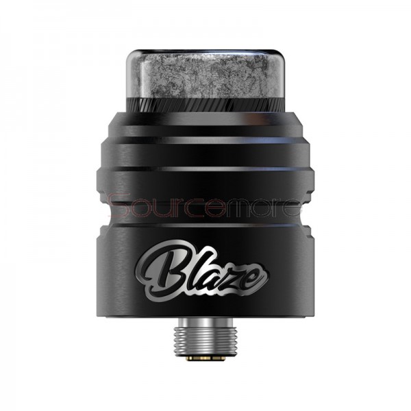 THC Blaze Solo RDA Silver Black