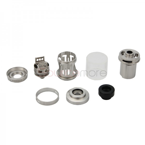 Digiflavor Themis RTA with 5ml Capacity Support Single&Dual Coil Build-Stainless Steel