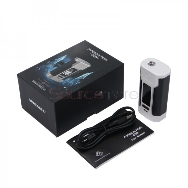 Wismec Predator 228W TC Mod - White