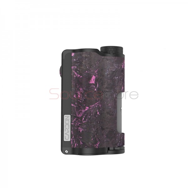 Dovpo Topside Dual Carbon Squonk Mod - Carbon Magenta