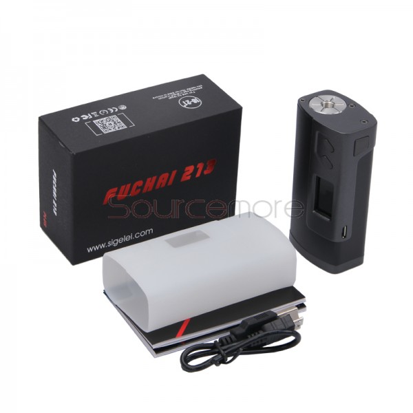 Sigelei Fuchai 213 Plus  Mod Powered by Dual 18650 Cells- Black 