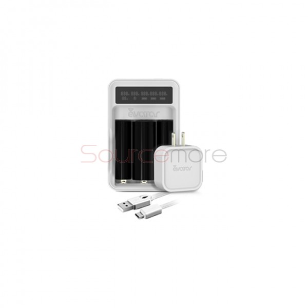 Avatar Intelligent Battery Digicharger Kit US Plug- White