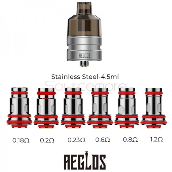 Uwell Aeglos Tank Pod SS With Coil 4.5ml