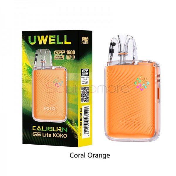 Uwell Caliburn G5 Lite KOKO Kit Coral Orange