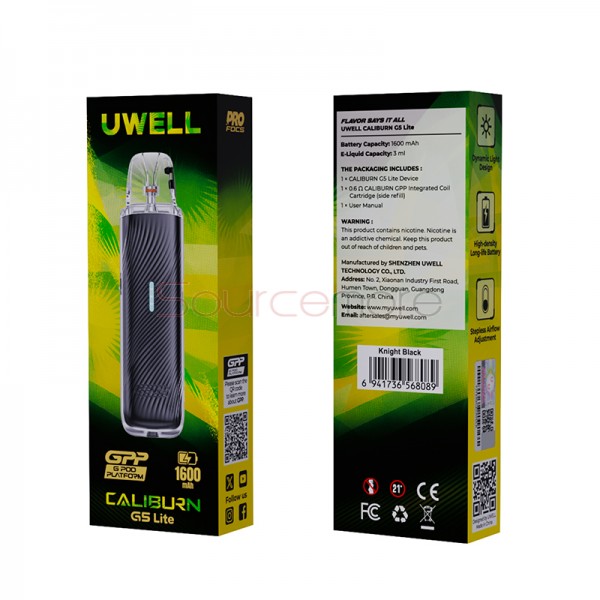 Uwell Caliburn G5 Lite Pod System Kit