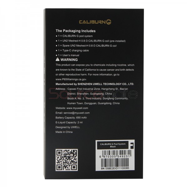 Uwell Caliburn G Pod Kit