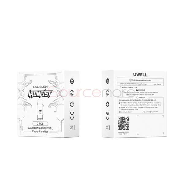 Uwell Caliburn & Ironfist L Empty Pod Cartridge
