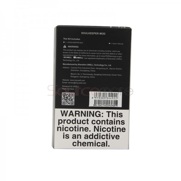 Uwell Soulkeeper Mech Mod - White