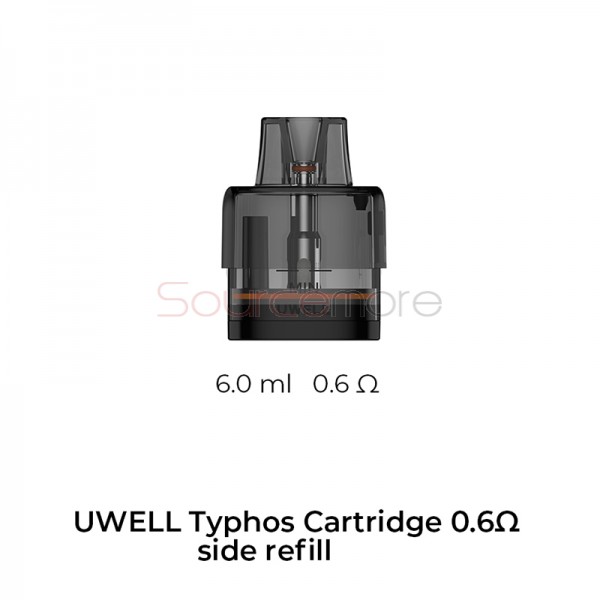 Uwell Typhos Pod Cartridge Side Refill 6ml 0.6ohm