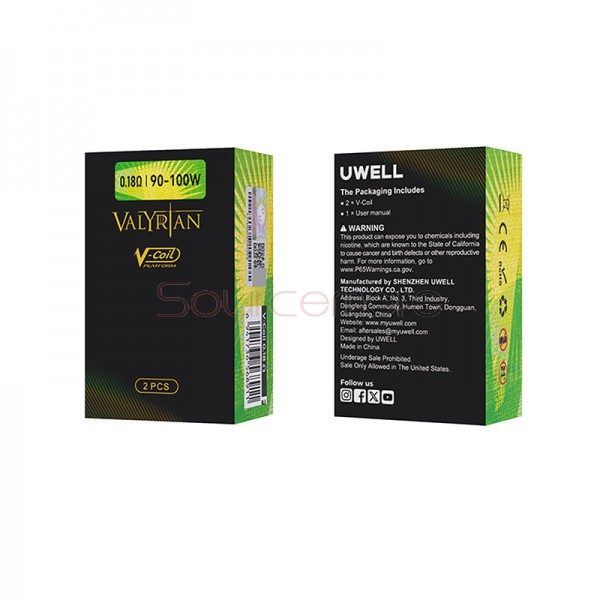 Uwell Valyrian V-Coil 0.18ohm 2pcs