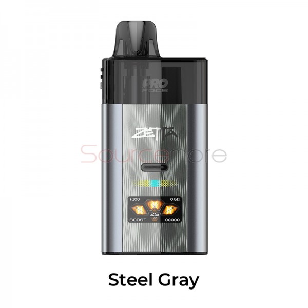 Uwell Zetta Pro Pod Kit Steel Gray