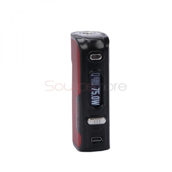 Hcigar VT75 Nano Evolv DNA75 Chipest TC Mod Support SS/Ni/Ti Powered by Single 18650 Cell-Red