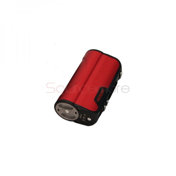 Hcigar VT75 Evolv DNA75 Chipest Temperature Control Mod Support SS/Ni/Ti Powered by Single 26650 or 18650 Cell-Red