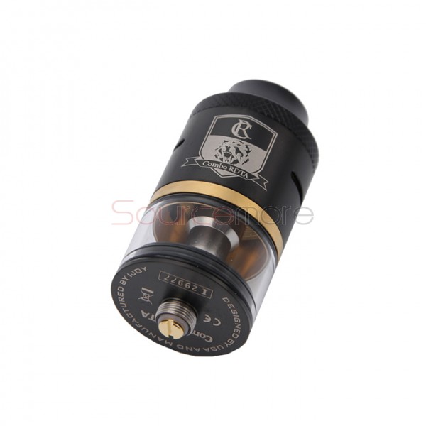 IJOY Combo RDTA/RDA/Sub Ohm Tank with Multiple Decks Optional and 6.5ml Capacity- Black