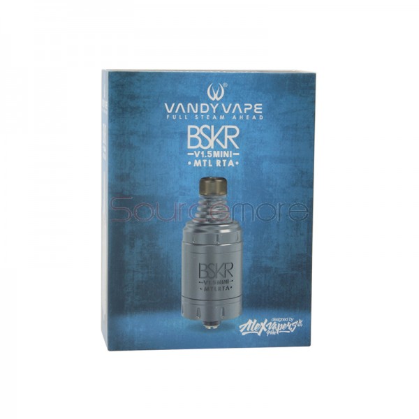 Vandy Vape Berserker V1.5 Mini MTL RTA - Gun Metal