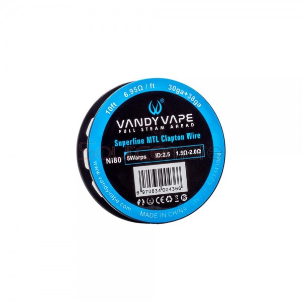 Vandy Vape Superfine MTL Fused Clapton Wire NI80 30ga+38ga