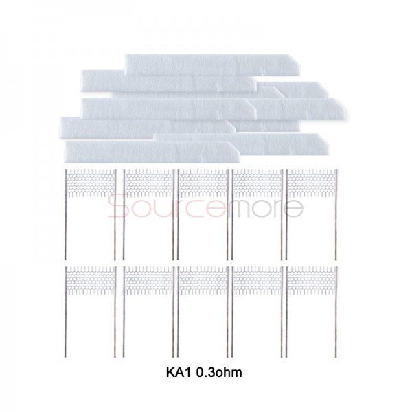 Vapefly Kriemhild II RMC Coil Wire & Cotton KA1/0.3ohm 10pcs