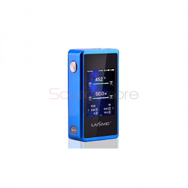 Laisimo L3 200W Temperature Control Box Mod with Bluetooth Function  and Powered by Dual 18650 Cells  -Blue
