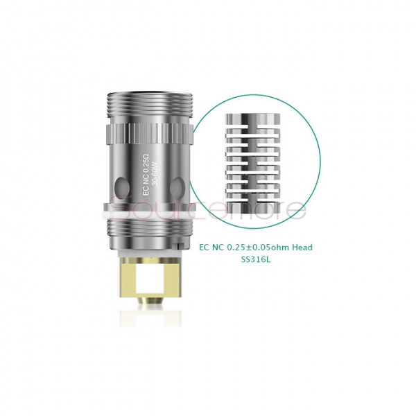 Eleaf Replacement Coil Head EC NC Head 5pcs-0.25ohm