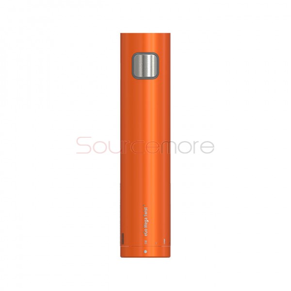 Joyetech eGo Mega Twist+ 2300mah Capacity Battery with VW/Bypass Mode- Orange
