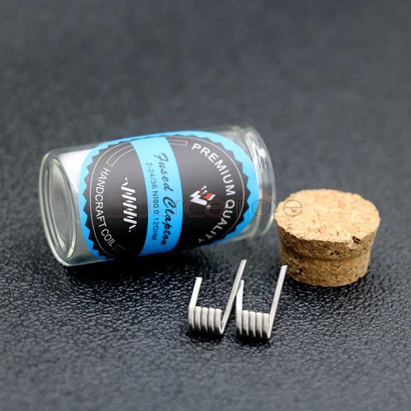 Vivismoke Prebuilt Handcrafted Coil 2pcs Fused Clapton Coil